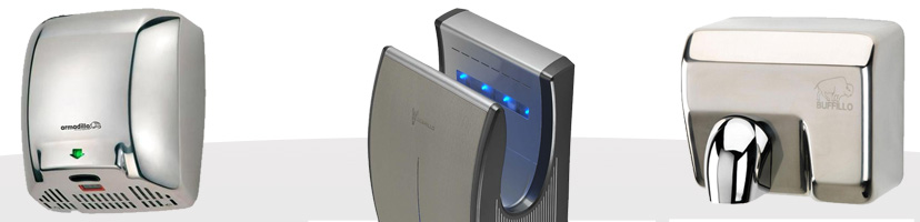 Stainless Steel hand dryer mobile page banner image